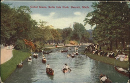 11379289 Detroit_Michigan Canal Scene Belle Isle Park - Autres & Non Classés