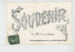 MOLLIENS VIDAME - Jolie Carte Fantaisie Fleurs " Souvenir De MOLLIENS VIDAME  " - Autres & Non Classés