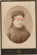 1885-Grande CDV (CAB) Par Graffe à Paris-femme Au Chapeau-famille BENAUVILLE - MARTIN - Antiche (ante 1900)