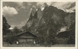 11379166 Grindelwald Grindelwaldnerhaus Mit Wetterhorn Grindelwald - Other & Unclassified