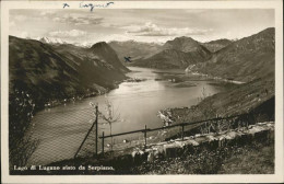11378142 Serpiano TI Panorama Lago Di Lugano Luganersee Serpiano - Autres & Non Classés
