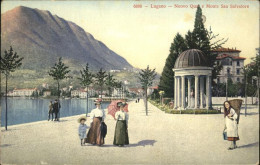 11377814 Lugano TI Nuovo Quai Et Monte San Salvatore Lago Pavillon Lugano - Sonstige & Ohne Zuordnung