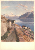 11377672 Genfersee Lac Leman Kuenstlerkarte Alfred Chavannes Genfersee Lac Leman - Andere & Zonder Classificatie