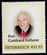 PM Prof. Gerhard Fellerer Ex Bogen Nr. 8001230   Postfrisch - Timbres Personnalisés