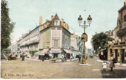 36288-ZE-03-Vichy-Place Victor Hugo----------animée-commerces-attelage--cachet Ambulant : COMMERCY A SEDAN - Vichy