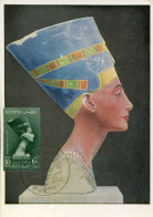 X0533 Egypt, Maximum 1956 Museum Week,showing Bust Of The Queen Nofretete, - Egittologia