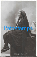228758 REAL PHOTO COSTUMES WOMAN NATIVE ARAB IN IDLE CANCEL MILITARY POSTAL POSTCARD - Photographie