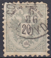 Autriche 1883 - Armoiries - Inscriptions En Noir Perf 9½ (K3) - Used Stamps