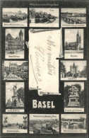 11377287 Basel BS Muenster Spalentor Rheinbruecke Pfalz Rathaus Jacobsdenkmal Kl - Andere & Zonder Classificatie