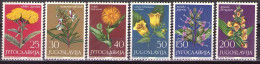 Yugoslavia 1965 - Flowers (Flora) - Mi 1118-1123 - MNH**VF - Ungebraucht