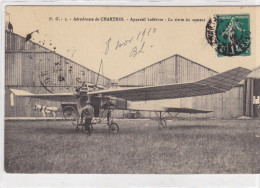 Aérodrome De Chartres - Appareil Lefebvre - La Visite Du Moteur - Aeródromos