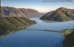 11377194 Lugano TI Lago Di Lugano Ponte Di Melide Lugano - Sonstige & Ohne Zuordnung