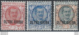 1926 Oltre Giuba 3v. MNH Sassone N. 42/44 - Other & Unclassified