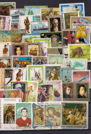 50 TIMBRES AJMAN  OBLITERES  TOUS DIFFERENTS - Collections (without Album)