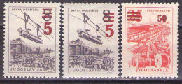 Yugoslavia 1965 - Definitive Stamps With Overprint - Mi 1134 A+B -1135 - MNH**VF - Nuovi