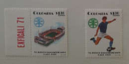 COLOMBIE COLOMBIA 1971 MNH** FOOTBALL FUSSBALL SOCCER CALCIO VOETBAL FUTBOL FUTEBOL FOOT FOTBAL - Nuovi