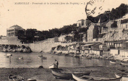 Marseille Animée Promenade De La Corniche Anse Du Prophète Bateaux Barques - Endoume, Roucas, Corniche, Spiaggia