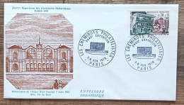 YT N°1589 - LES CHEMINOTS PHILATELIQUES - PARIS - 1970 - Storia Postale