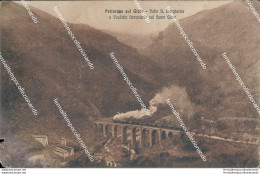 Bg21 Cartolina Pettorano Sul Gizio Valle S.margherita E Viadotto Ferroviario - L'Aquila