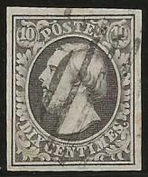 Luxembourg  .  Y&T   .   1   (2 Scans)  .  1852  .    O    .    Oblitéré - 1852 Guglielmo III