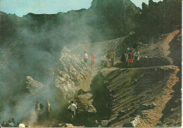 Napoli (Campania) Vesuvio, Interno Del Cratere, Le Fumarole, Crater Internal, Interieur Du Cratère - Napoli