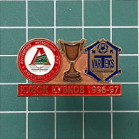 Badge Pin ZN013215 - Football Soccer Varteks Varazdin Vs Lokomotiv Moscow 1996-09-26 - Football