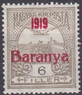 Hongrie Baranya 1919 Mi 1 *   (G6) - Baranya