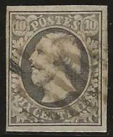 Luxembourg  .  Y&T   .   1   (2 Scans)  .  1852   .    O    .    Oblitéré - 1852 Guglielmo III