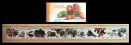 North Korea 2014 Mih. 6059/64 Vegeatables, Fruits And Mushrooms (booklet) MNH ** - Korea, North