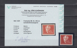 DDR 1950  Mich.Nr.254 Cb ** Geprüft Durch EXPERTISE Schönherr VP - Neufs