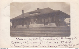 USA C.P.R. Station V Q ? 1906 - Stations - Zonder Treinen