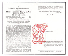 DP Marie Leonie Rooman ° Melsele Beveren Waas 1871 † 1954 X Edgard Bal - Andachtsbilder