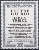 Andorre Français 1983    NMH ** 30è Anniversaire Du Conseil De Coopération Douanière  (A16) - Neufs