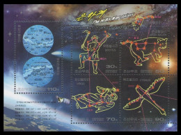 North Korea 2014 Mih. 6098/102 (Bl.877) Space. Astronomy. Milky Way Galaxy MNH ** - Corea Del Norte