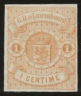 Luxembourg  .  Y&T   .   3   (2 Scans)    .    *    .    Neuf Avec Gomme - 1859-1880 Coat Of Arms