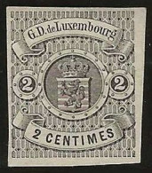 Luxembourg  .  Y&T   .   4   (2 Scans)    .    (*)    .    Neuf Sans Gomme - 1859-1880 Wappen & Heraldik