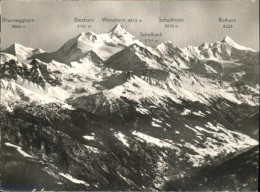 11357919 Rothorn Aletschgletscher Bieshorn Weisshorn Schallihorn Brunnegghorn Ro - Andere & Zonder Classificatie