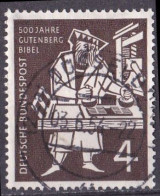 BRD 1954 Mi. Nr. 198 O/used Vollstempel (BRD1-5) - Gebruikt