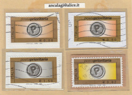 USATI ITALIA POSTA PRIORITARIA 2005 - Ref.1442  "8^ Emissione" Serie Di 4 Val. Da €0,60 €0,62 €0,80 €1,50 - - 2001-10: Gebraucht