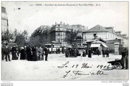 75 PARIS CARREFOUR DES AVENUES DUQUESNE ET TOURVILLE EDIT G.I. 1906 - Sonstige & Ohne Zuordnung