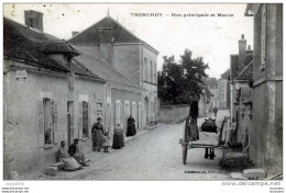 89 TRONCHOY RUE PRINCIPALE ET MAIRIE EDIT CHABROLLE - Autres & Non Classés