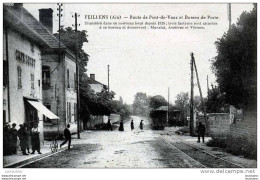 01 FEILLENS ROUTE DE PONT DE VAUX ET BUREAU DE POSTE EDIT PETIT - Non Classés