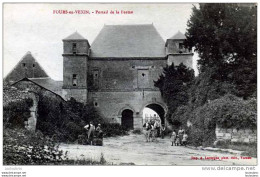 27 FOURS EN VEXIN PORTAIL DE LA FERME EDIT LAVERGNE 1918 - Otros & Sin Clasificación