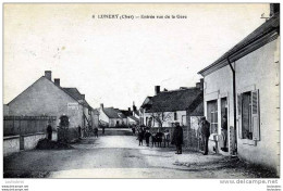 18 LUNERY ENTREE RUE DE LA GARE EDIT MAQUAIRE 1921 - Sonstige & Ohne Zuordnung