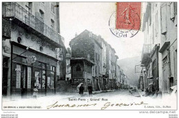 34 SAINT PONS GRAND'RUE COIFFEUR TABAC EDIT LETUVE - Otros & Sin Clasificación