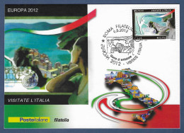 Italien / Italia  2012  Mi.Nr. 3537 , EUROPA CEPT Visite / Besuche - Maximum Card - ROMA Filatelico 9.5.2012 - 2012