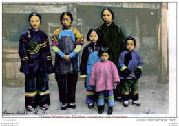 CHINESE WOMEN AND CHILDREN CHINATOWN SAN FRANCISCO EDIT BRITTON 1905 - China