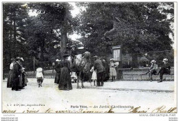 75 PARIS VECU AU JARDIN D'ACCLIMATATION UN CHAMEAU EDIT L.J. ET CIE VOYAGEE 1905 - Autres & Non Classés