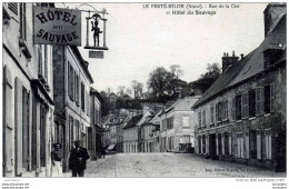 02 LA FERTE MILON RUE DE LA CITE ET HOTEL DU SAUVAGE - Sonstige & Ohne Zuordnung