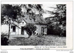 28 VILLA GLATIGNY PRES CHAMPROND COLONS AU TRAVAIL EDIT LA VIE AU PATRONAGE VOYAGEE 1926 - Autres & Non Classés